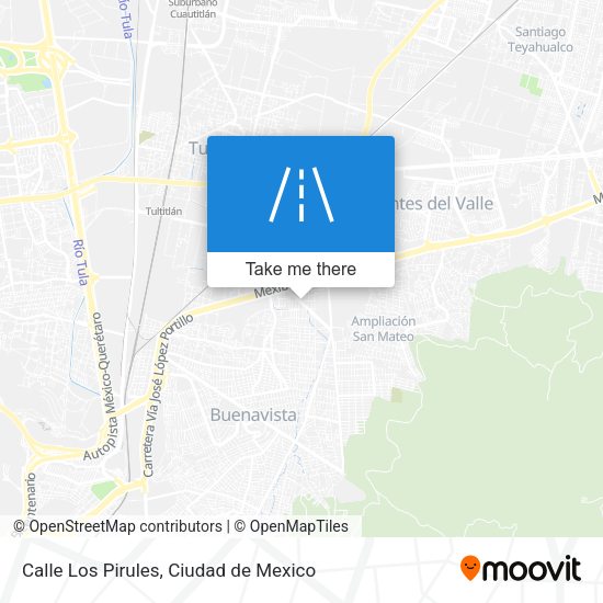 Calle Los Pirules map