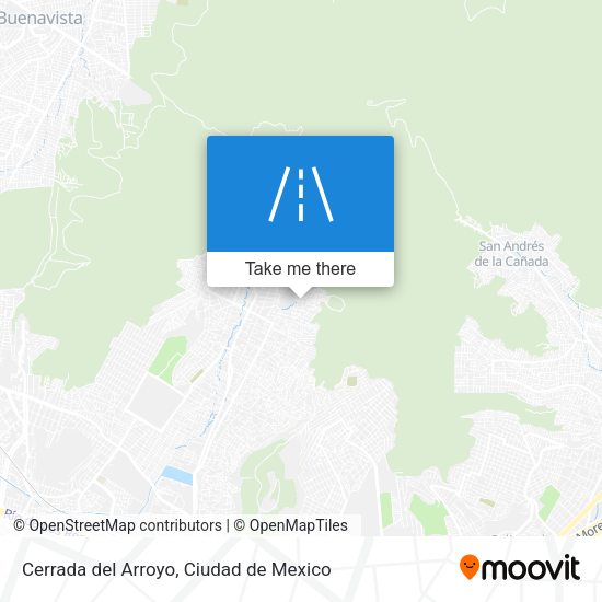 Cerrada del Arroyo map