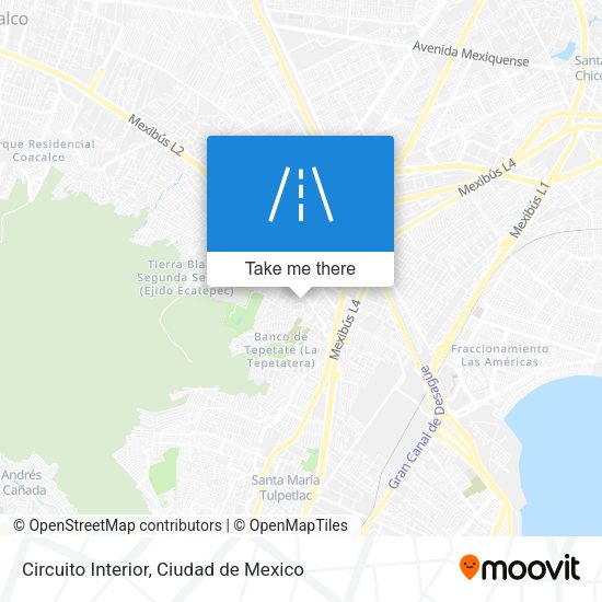 Circuito Interior map