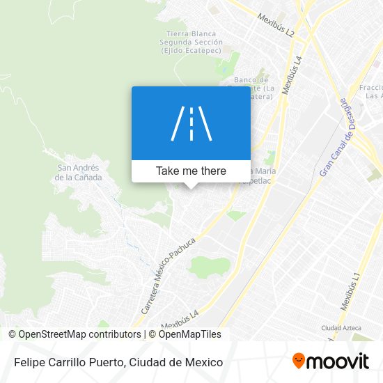 Felipe Carrillo Puerto map