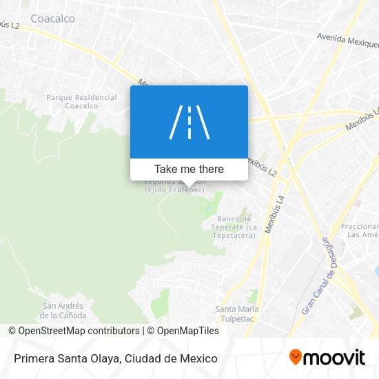 Primera Santa Olaya map