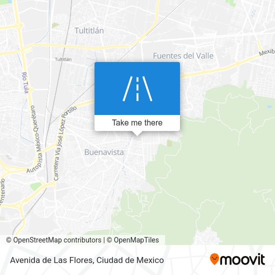 Mapa de Avenida de Las Flores