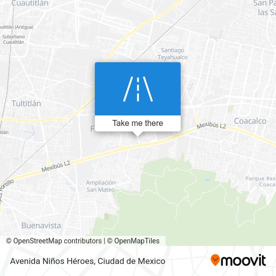 Mapa de Avenida Niños Héroes