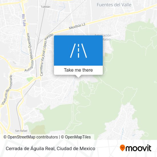 Mapa de Cerrada de Águila Real
