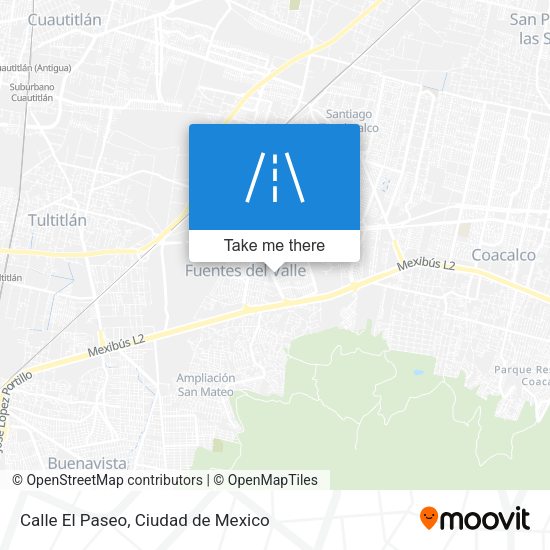 Mapa de Calle El Paseo
