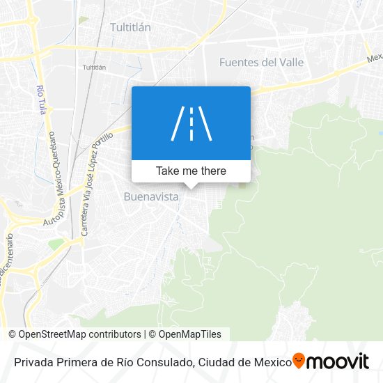 Mapa de Privada Primera de Río Consulado