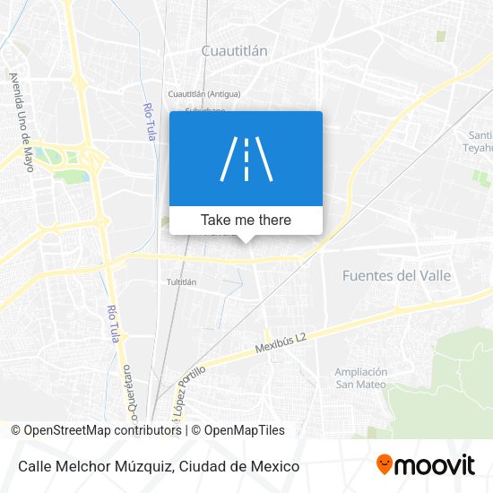 Mapa de Calle Melchor Múzquiz