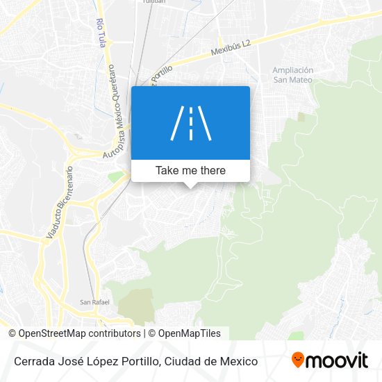 Mapa de Cerrada José López Portillo