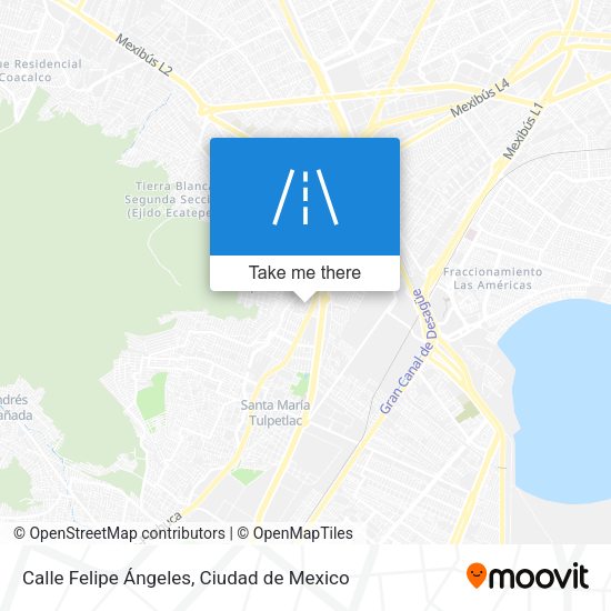 Calle Felipe Ángeles map