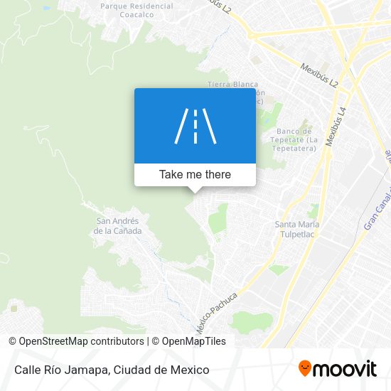 Mapa de Calle Río Jamapa