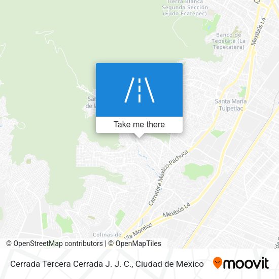 Cerrada Tercera Cerrada J. J. C. map