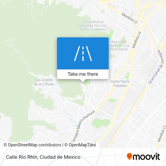 Calle Río Rhin map