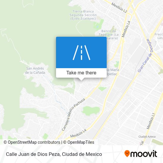 Calle Juan de Dios Peza map
