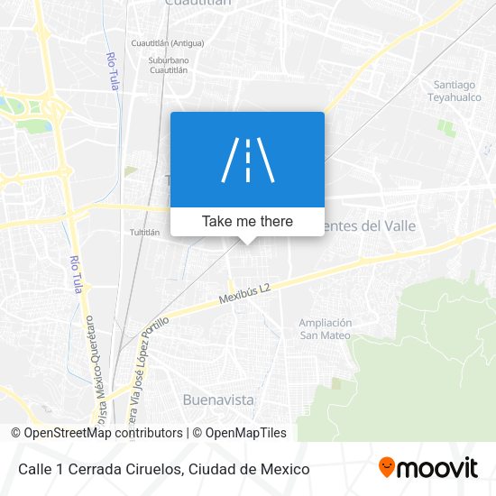 Calle 1 Cerrada Ciruelos map