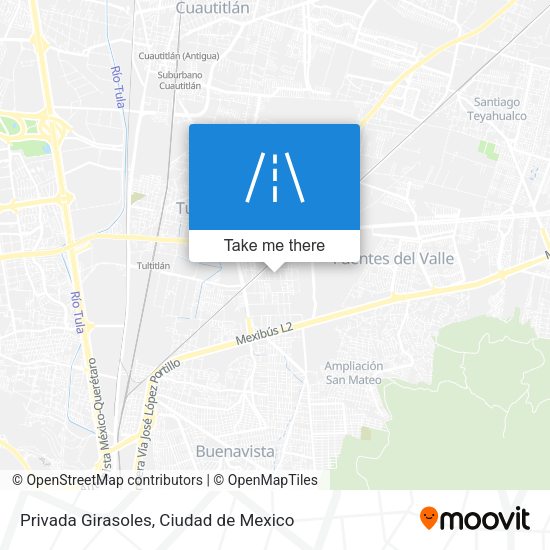 Mapa de Privada Girasoles