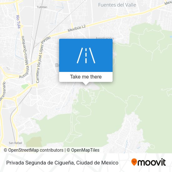 Privada Segunda de Cigueña map