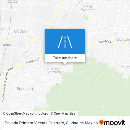 Privada Primera Vicente Guerrero map