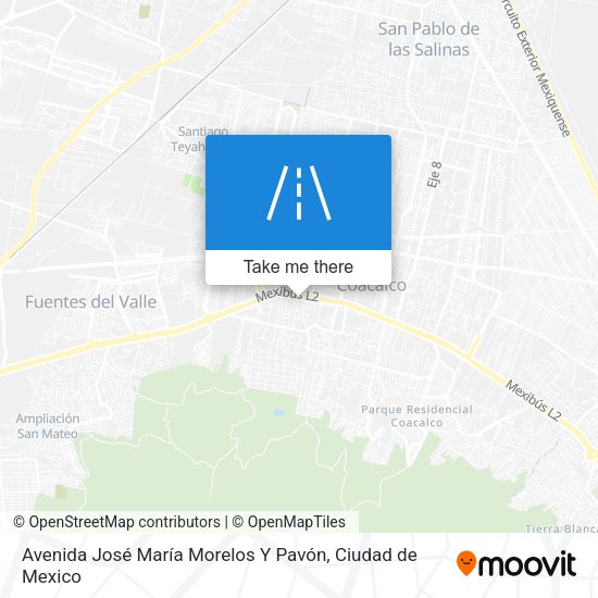 Mapa de Avenida José María Morelos Y Pavón