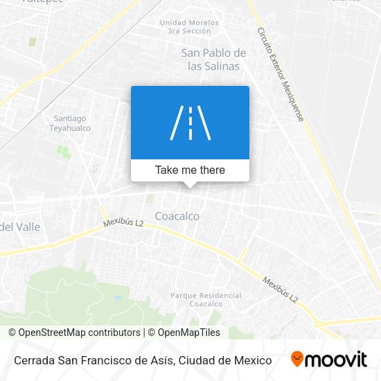 Cerrada San Francisco de Asís map