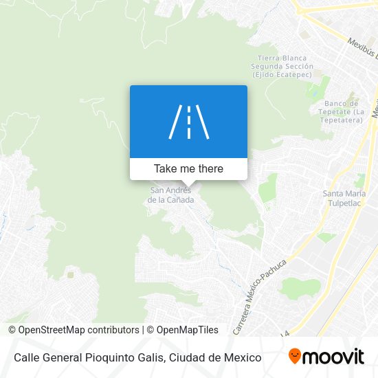 Calle General Pioquinto Galis map