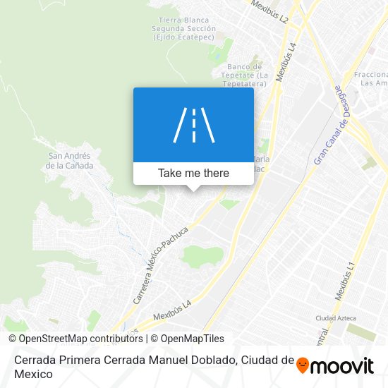 Cerrada Primera Cerrada Manuel Doblado map