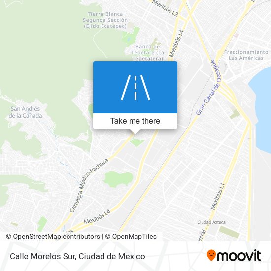 Calle Morelos Sur map