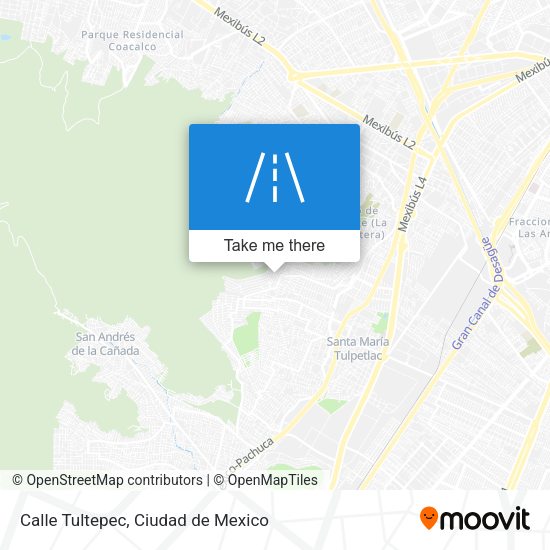 Mapa de Calle Tultepec