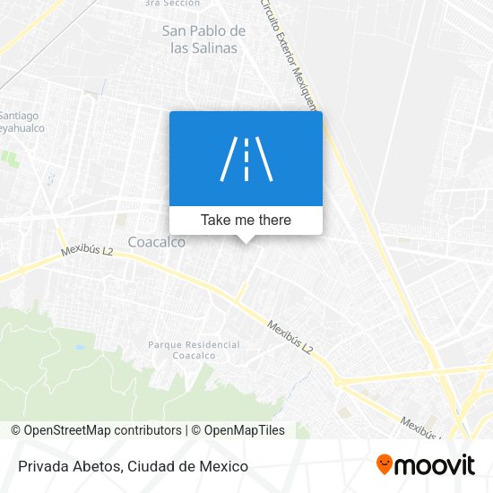 Mapa de Privada Abetos