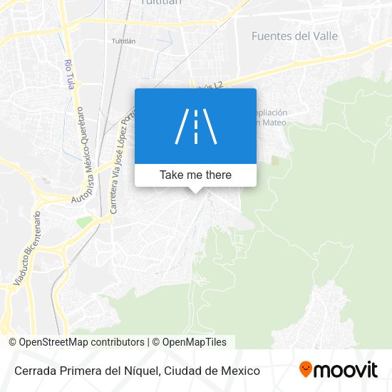 Cerrada Primera del Níquel map