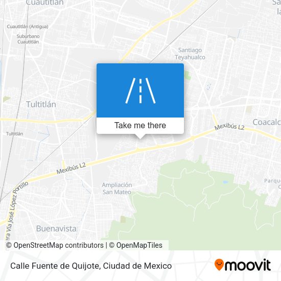 Mapa de Calle Fuente de Quijote