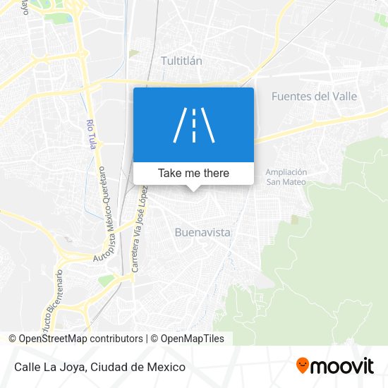 Calle La Joya map