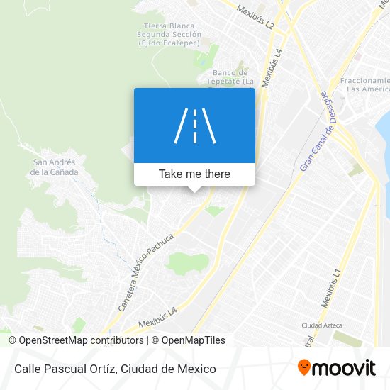 Mapa de Calle Pascual Ortíz