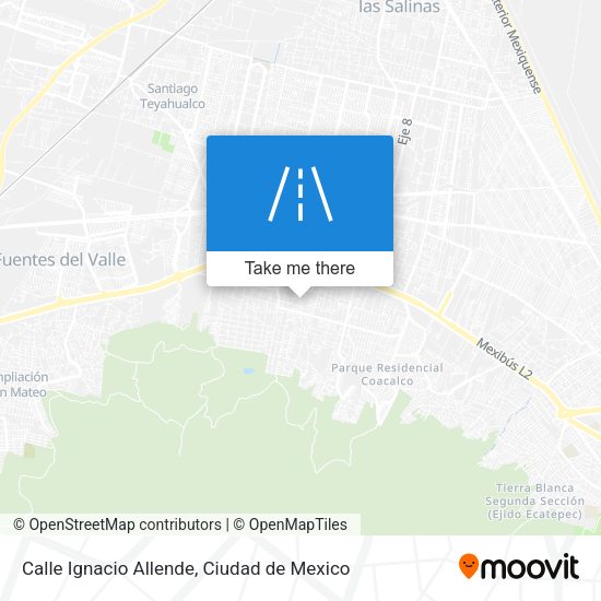 Mapa de Calle Ignacio Allende
