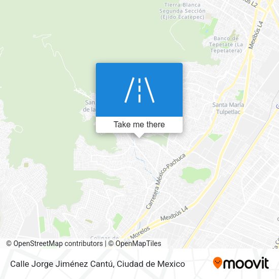 Mapa de Calle Jorge Jiménez Cantú