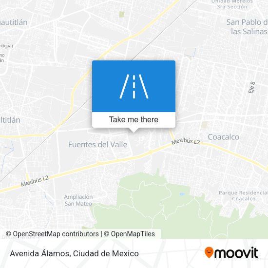 Avenida Álamos map