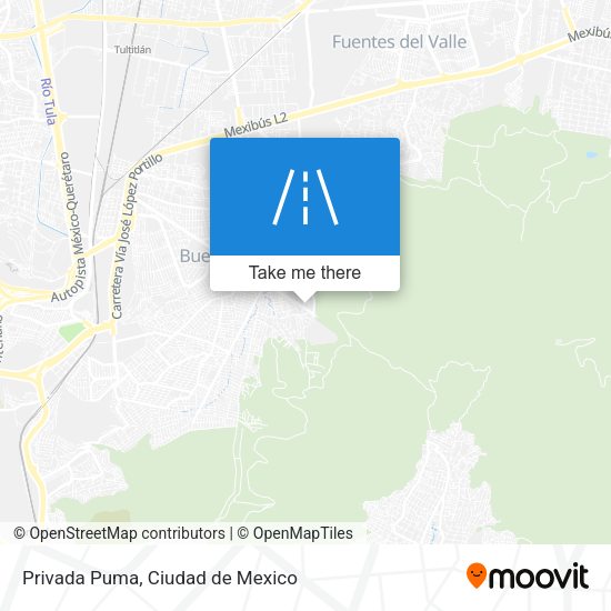 Mapa de Privada Puma