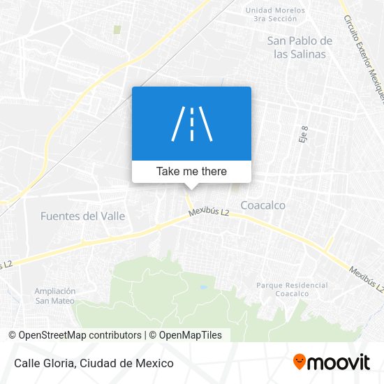 Mapa de Calle Gloria