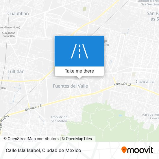 Mapa de Calle Isla Isabel