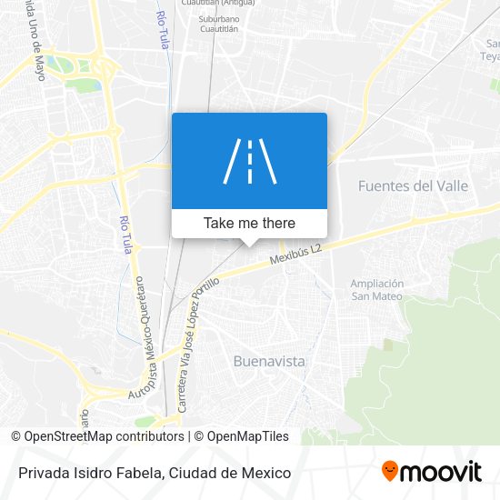 Privada Isidro Fabela map