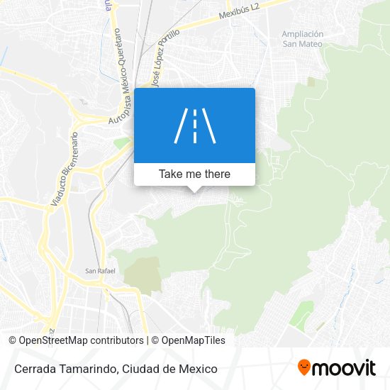 Cerrada Tamarindo map
