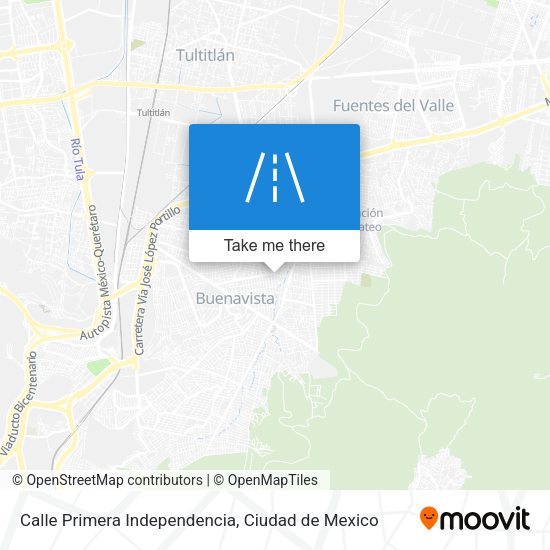 Mapa de Calle Primera Independencia