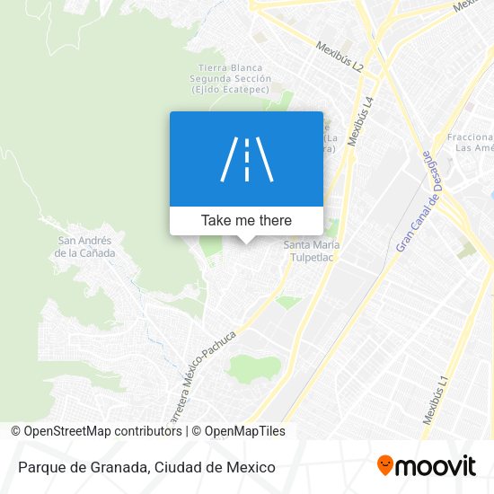 Parque de Granada map