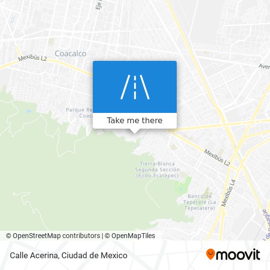 Calle Acerina map