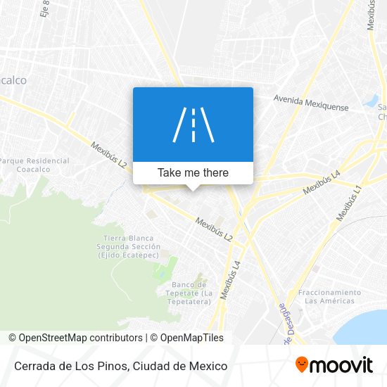 Cerrada de Los Pinos map