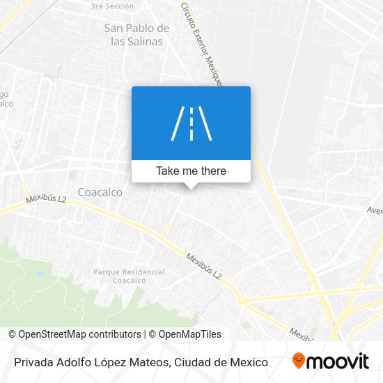 Mapa de Privada Adolfo López Mateos