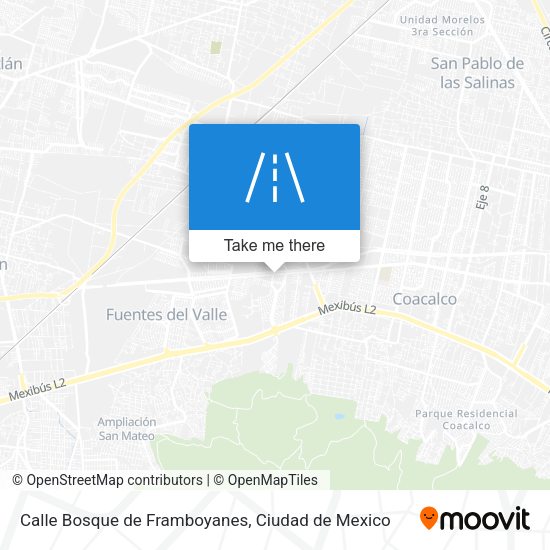 Mapa de Calle Bosque de Framboyanes