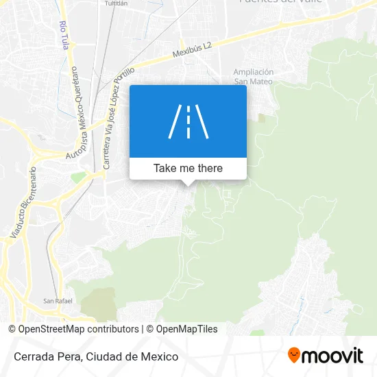 Cerrada Pera map