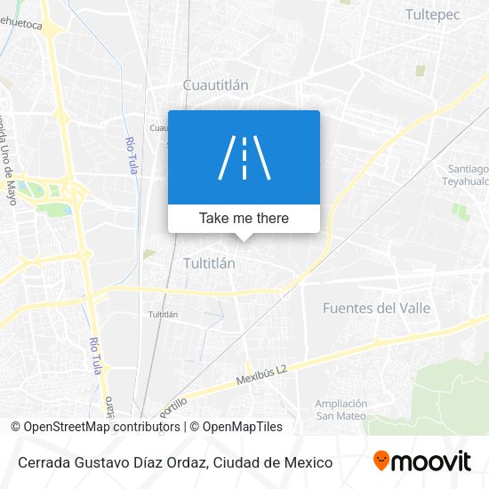 Cerrada Gustavo Díaz Ordaz map