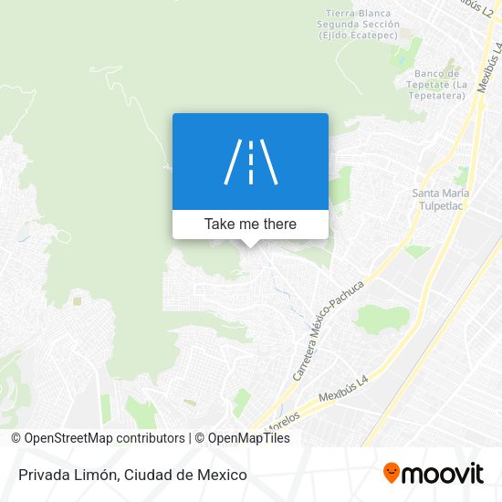 Mapa de Privada Limón
