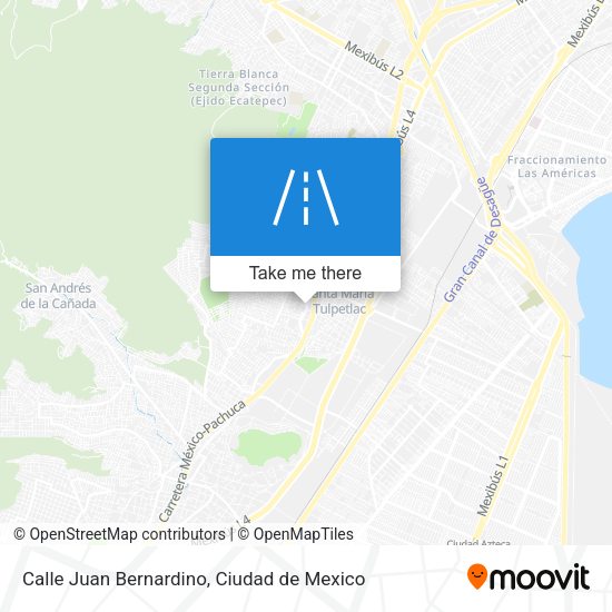 Mapa de Calle Juan Bernardino